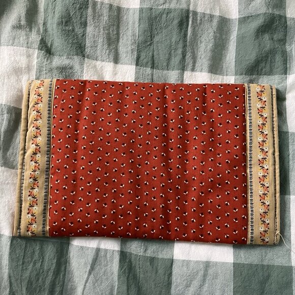 Vintage Suttles & Seawinds Clutch Womens Handmade Quilt Envelope Handbag Bees - Picture 4 of 8